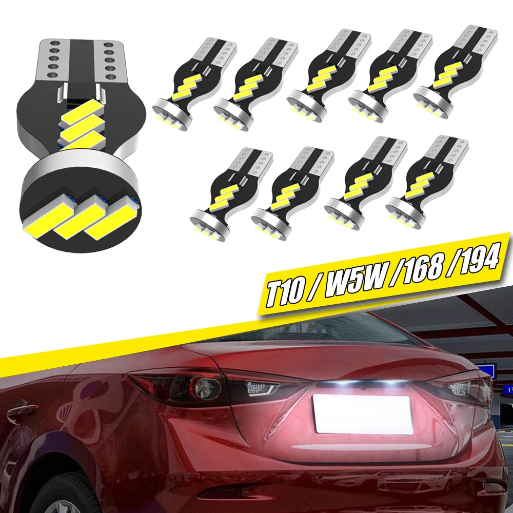 10X W5W T10 Led Bul…