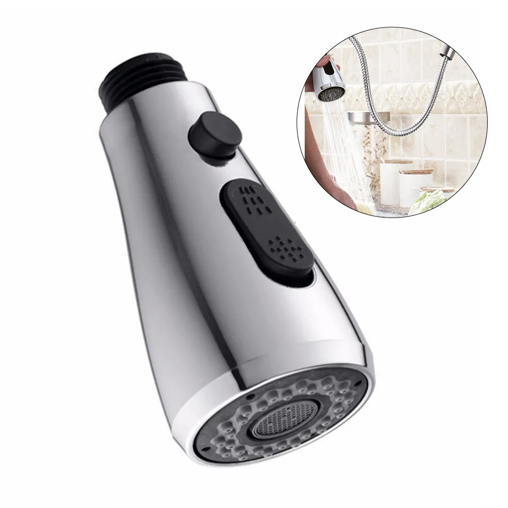 Pull Out Faucet Sprayer Shower Nozzle 2 speed Water Level Adjustable Kitchen Facility Sprinkler Head Universal Tube Parts Energy