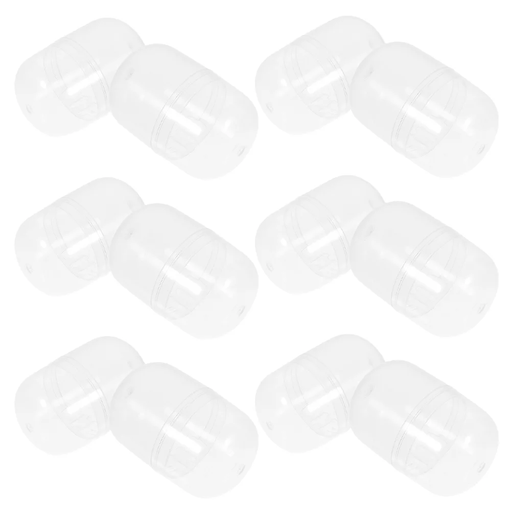 

40 Pcs Ball Gum Empty for Party Multi-function Plastic Transparent Packing Container