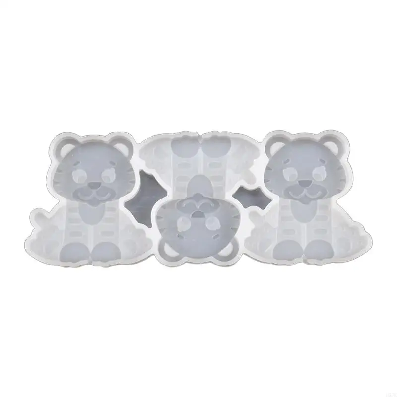 

16FC 3 Cavities Shaped Silicone Lollipop Molds Chocolate Candy for Pop Fondant Mould Sugar Mold Lolly Cake Biscuit Bake