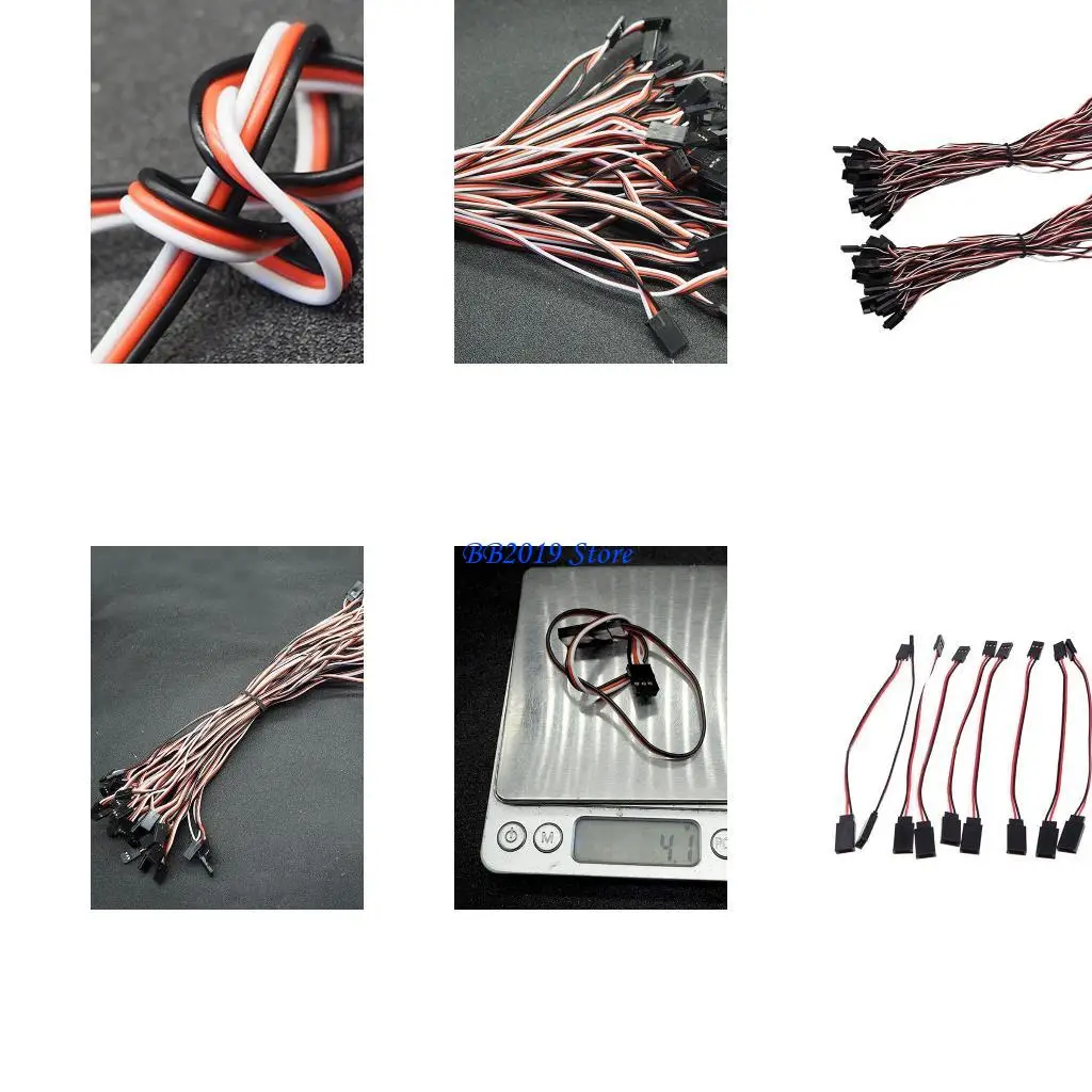 Q0KB 10 stks plug draad connector adapter kabel mannelijk vrouwelijk dual voor hoofd afstandsbediening speelgoed voor r/c boot m