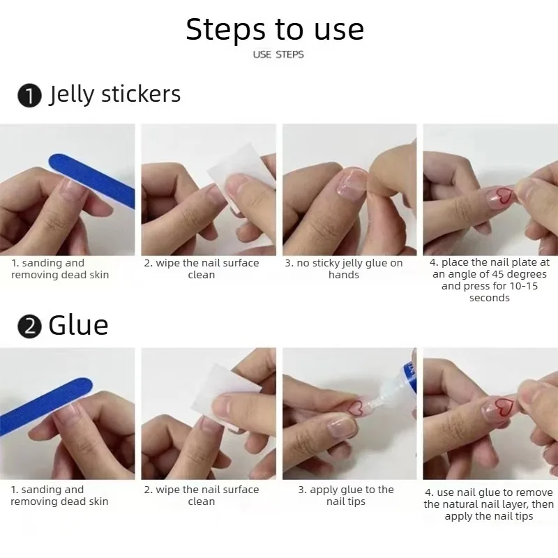 10 uñas postizas hechas a mano, estilo spicy girl, negro y rosa, largas, almendra, con moño metálico pesado 6