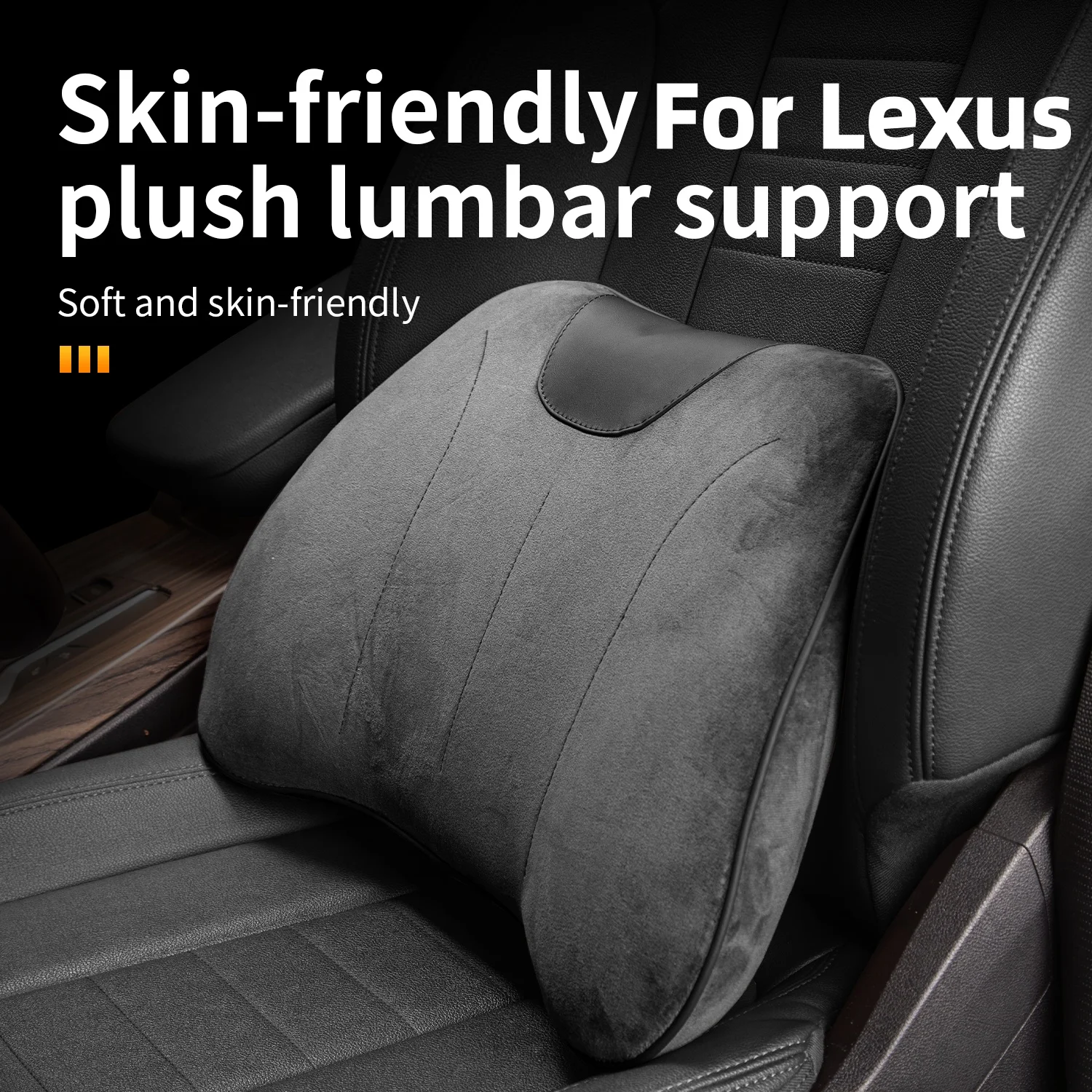 Car Waist Cushion Back Cushion Lumbar Support Auto Interior Accessories For Lexus IS250 IS300h XE30 ES350 ES300h ES350h XZ10