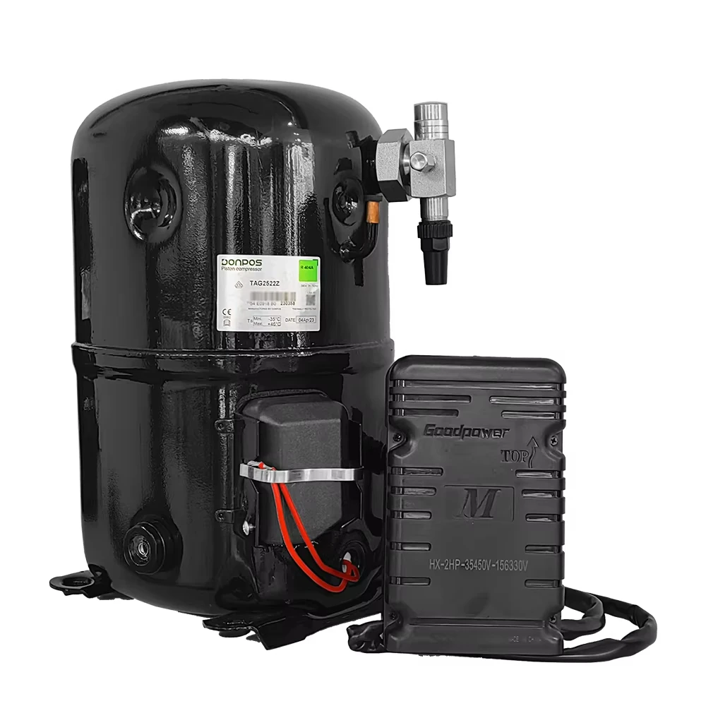 

Brand-new Donpos Piston Welded or Screw Type Compressor 220/380V Include the Junction Box and the Valve Hermetic Piston Tecum