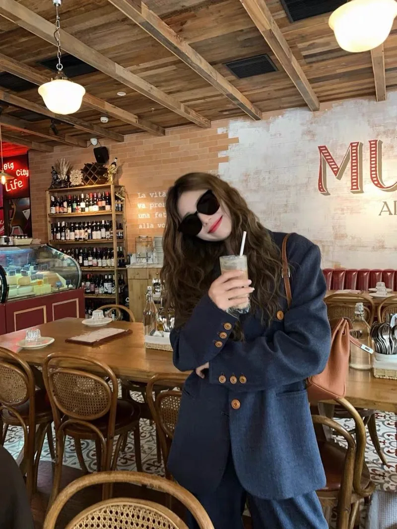 New Autumn Style Fashionable Jacket 2025 Women's Small Fragrance High-end Denim Suit Two-piece Set Female Clothing