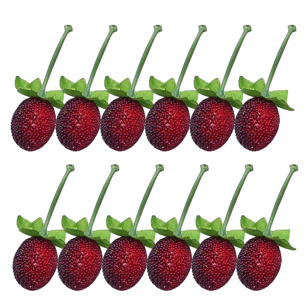 

20 Pcs Simulated Wild Fruit Decoration Artificial Toy Party Supply Decorations Fruits Fake