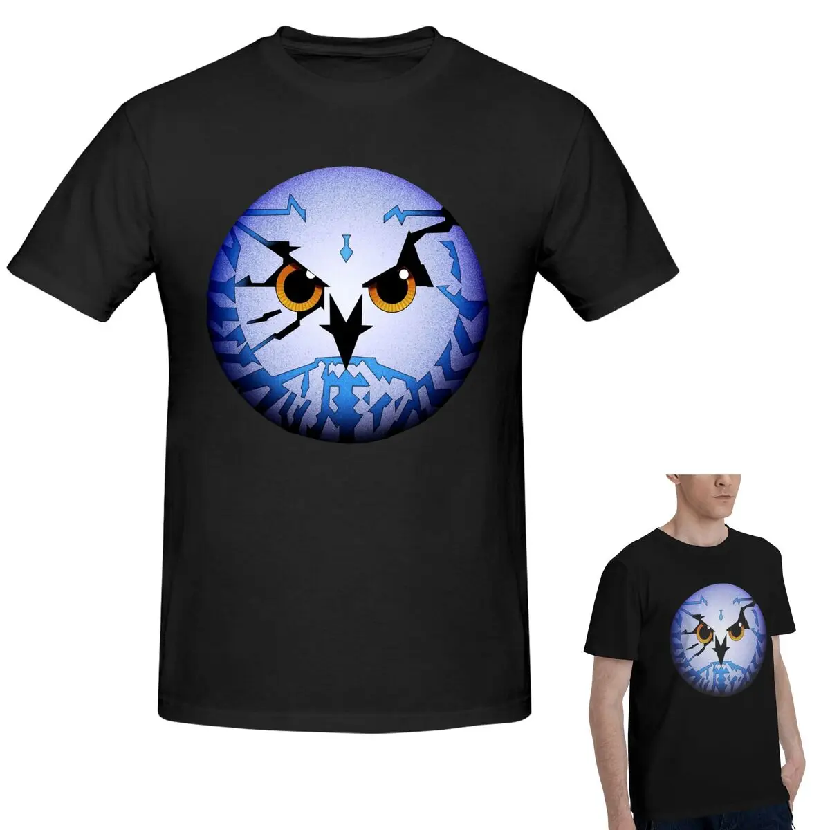 

100% Cotton Amiga Psygnosis Owl T-Shirt Men's Funny Oversized T Shirt Men Round Neck Summer Shirts Tops S-6XL