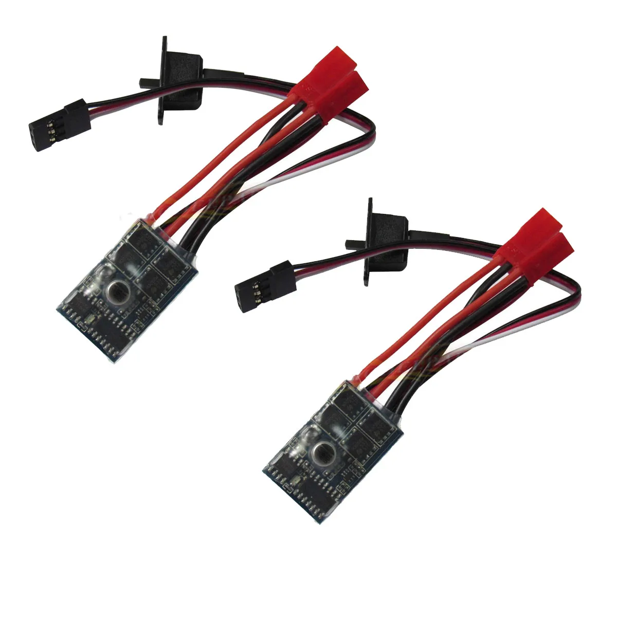 10A ESC Brushed Speed Controller w/เบรค 2S สําหรับ RC Mini Car เรือถัง (Pack of 2 ชิ้น)