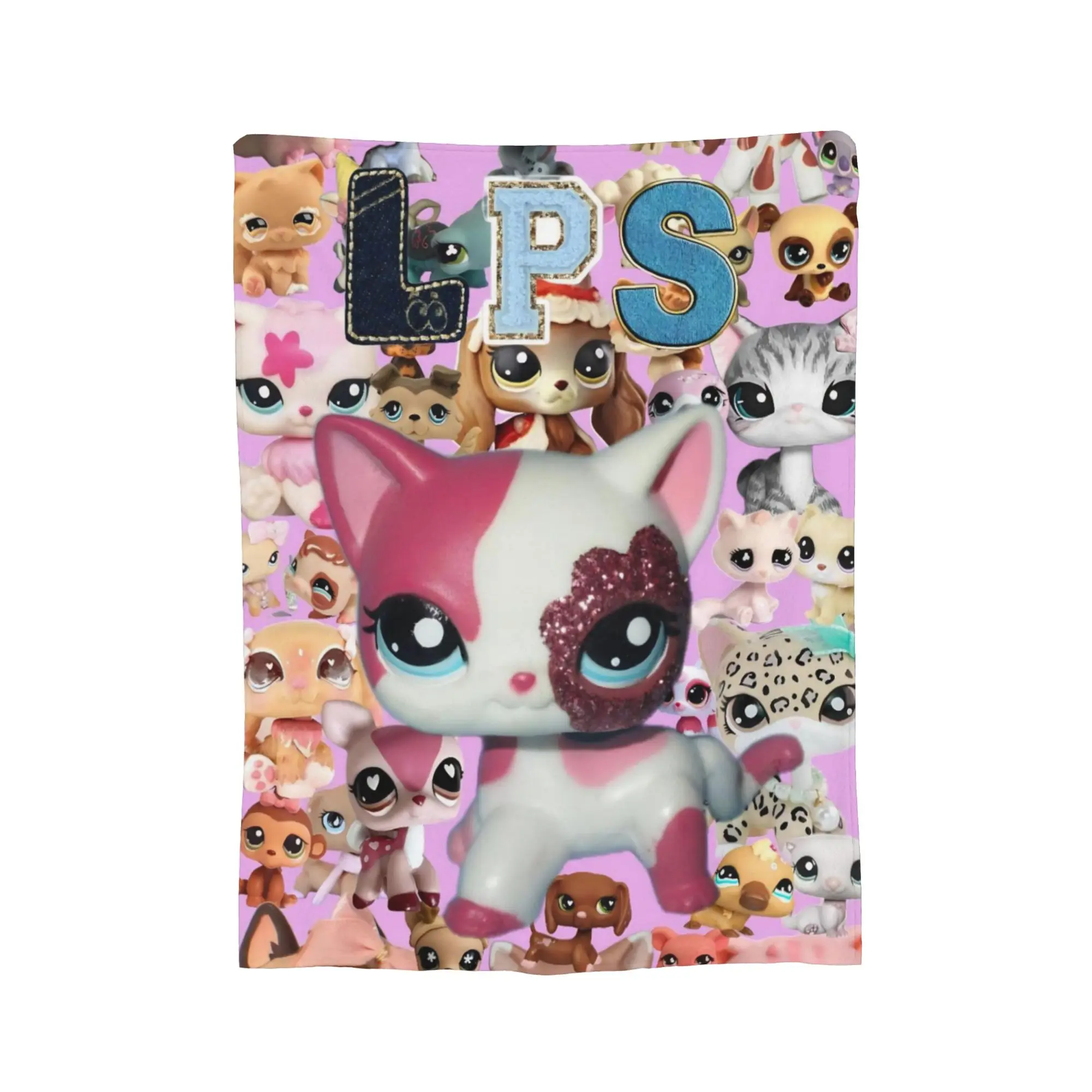 Littlest Pet Shop Gift Blanket For Men Women Super Soft Warm  Throw Blankets for Bed 50x60 Inches Multiple Sizes