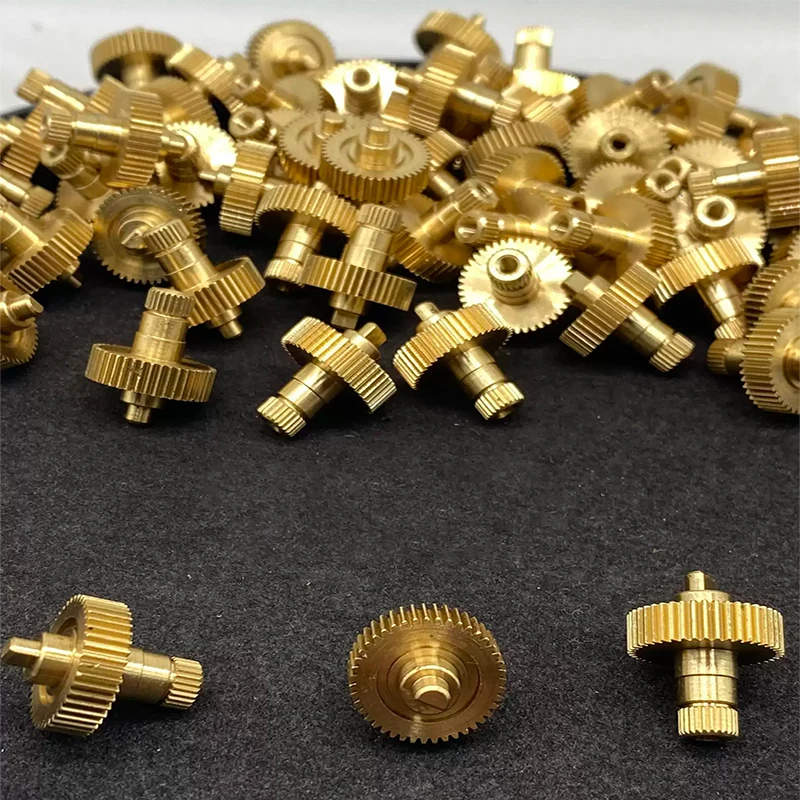2pcs Unique Shape 15mm Antique Brass Gears,Artistic Metal Embellishments,Miniature Model Parts