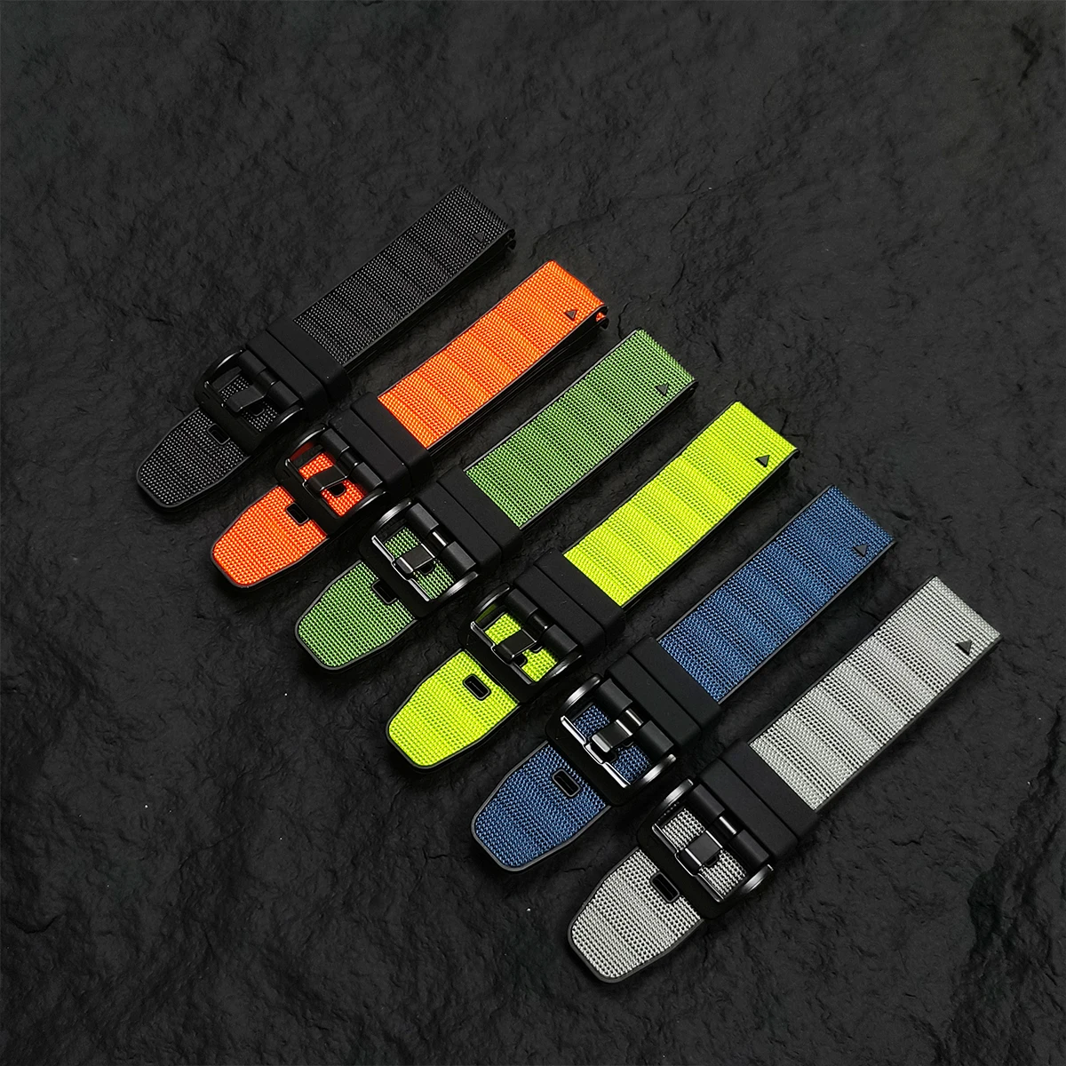 22/26mm Nylon Rubber Watch Strap For Garmin Fenix 9/Fenix 9Pro Solar 47mm 51mm Watchband Bracelet For Enduro3/Tactix 8/Epix Band