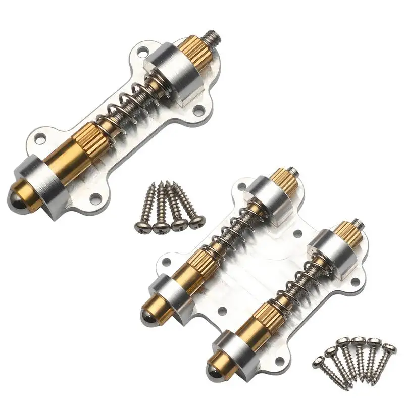 

Electric Guitar Brass Tremolo Bridge Brass Arming Adjuster Set Guitar Tremolo Stabilizer Stopper Guitar Parts for Musicians