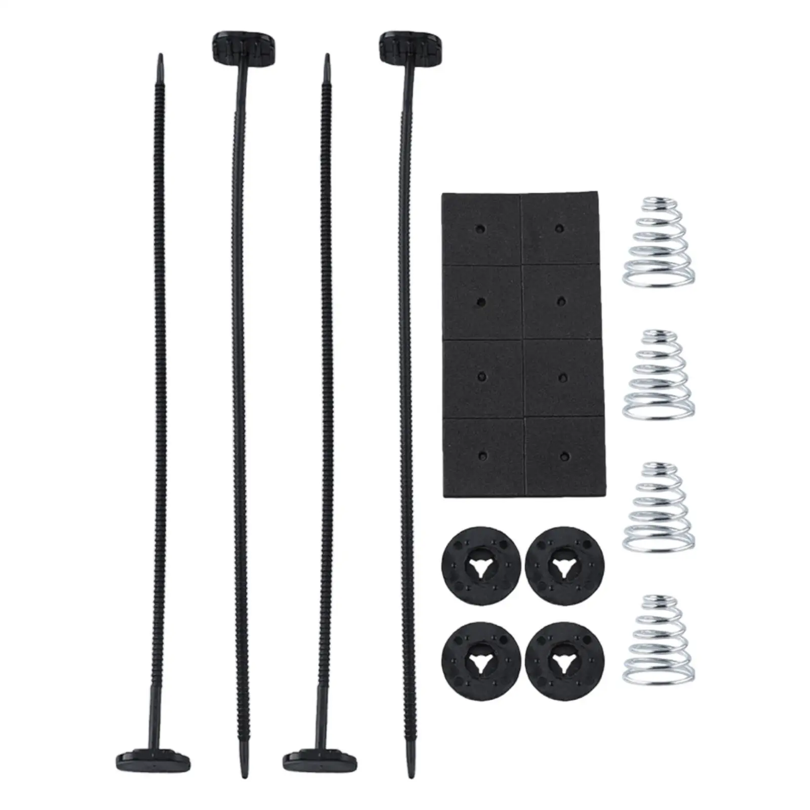 Kit de montaje de ventilador de radiador eléctrico para coche, piezas de reparación de vehículos con correas de amarre