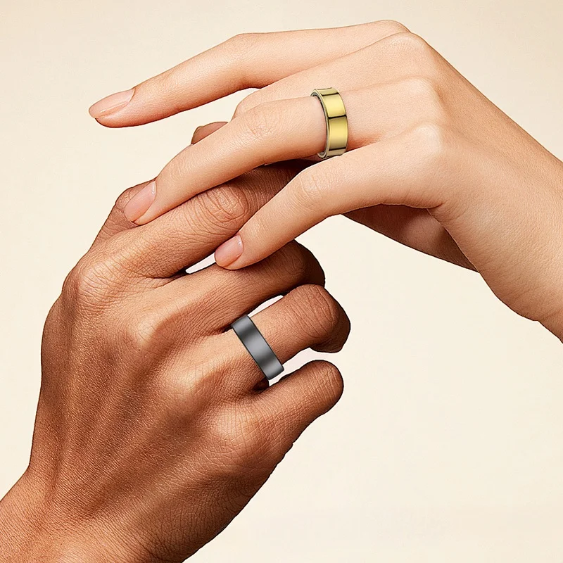 Премиум-беспроводная зарядка, двойной чип PD, монитор сердечного ритма, температуры сна, умное кольцо для пар