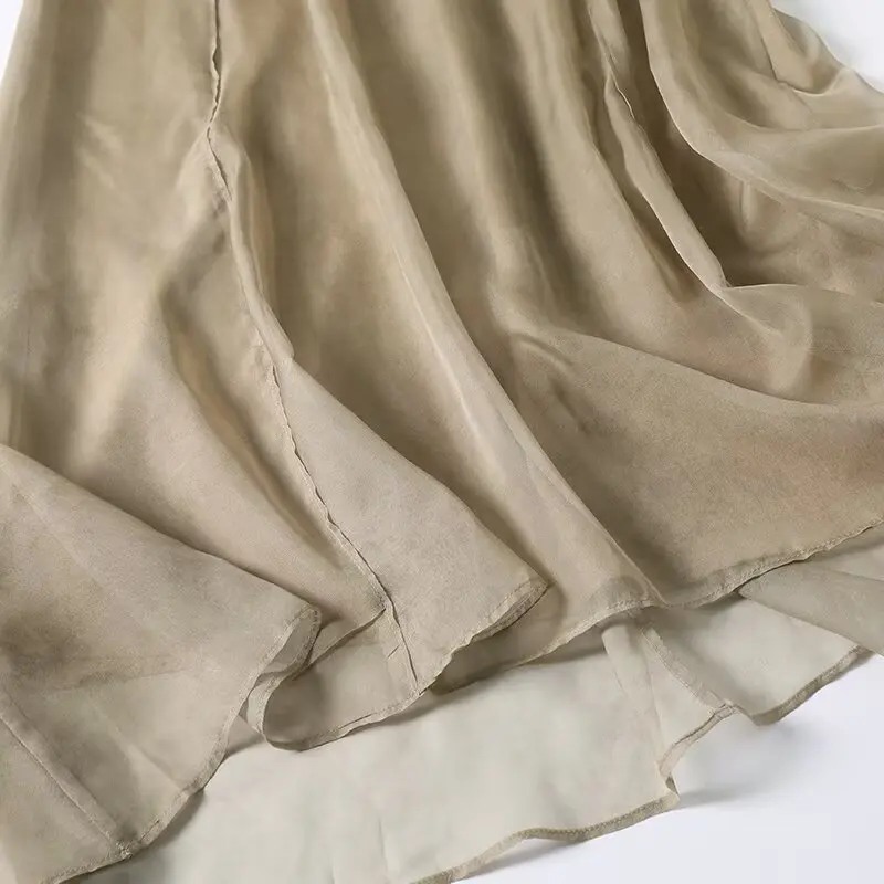 فستان جيني آند ديف الصيفي للنساء الحد الأدنى الشمبانيا أنيق بدون أكمام فستان بدون أكمام ورقبة على شكل حرف v فساتين سهرة