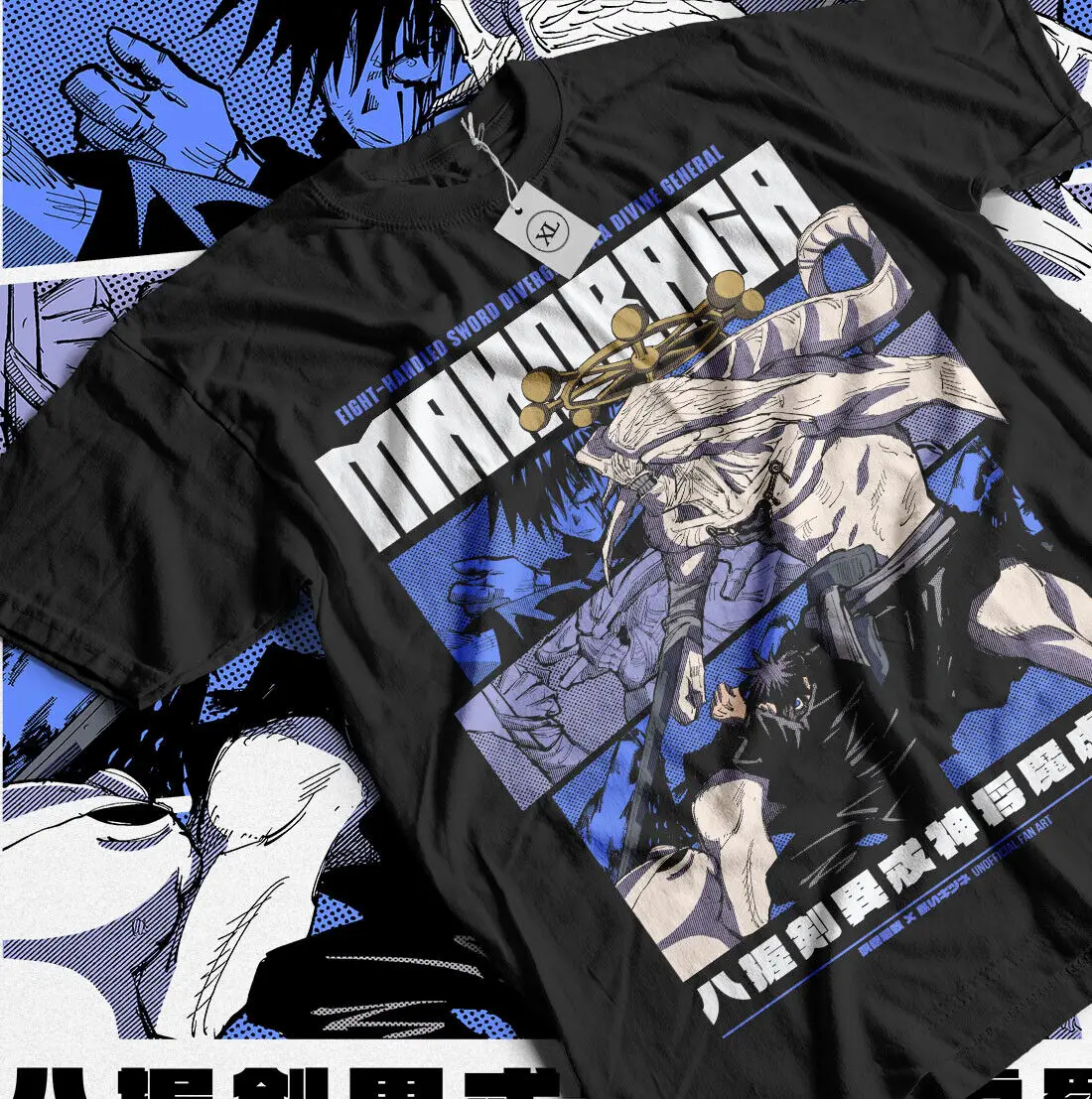 

Mahoraga T-shirt Jujutsu Kaisen Gojo Satoru Megumi Fushiguro Soft Tee All Size