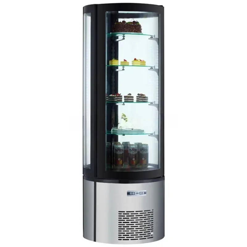 

Swing Door Upright Cake Display Fridge Refrigerator Cabinet Chiller Cake Freezer Vertical Pastry Cooler Showcase