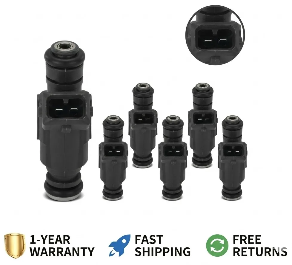 

6x Car Engine Fuel Injector 0280156012 Fits 01-05 Porsche 911 996 Turbo GT2 GT3 3.6L Auto Gas Injection Nozzle Valve 99660613200