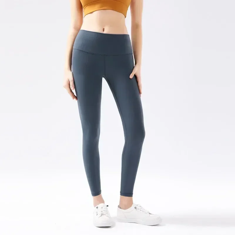 Lemon Women High Waist Yoga Trousers Sports Pants Tummy Control Squat Proof Elasticity Leggings Fitness Tights Sweatpants