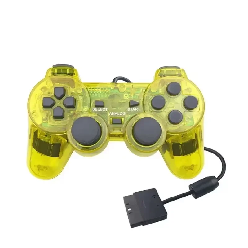 Controlador PS2 con cable para consolas de juegos PlayStation 2, mando Dualshock 2 para Sony 2,4G Playstation 2, Joystick, mango de juego, USB y PC