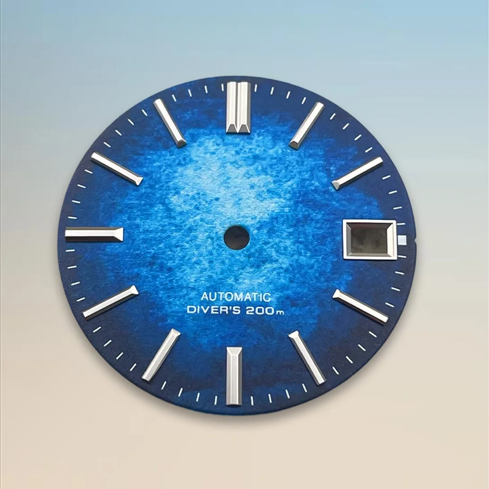Watch modification parts 28.5mm S Dial Gradient matte Dial Fit NH35/NH36 Movement No Luminous High Quality Watch Accessories