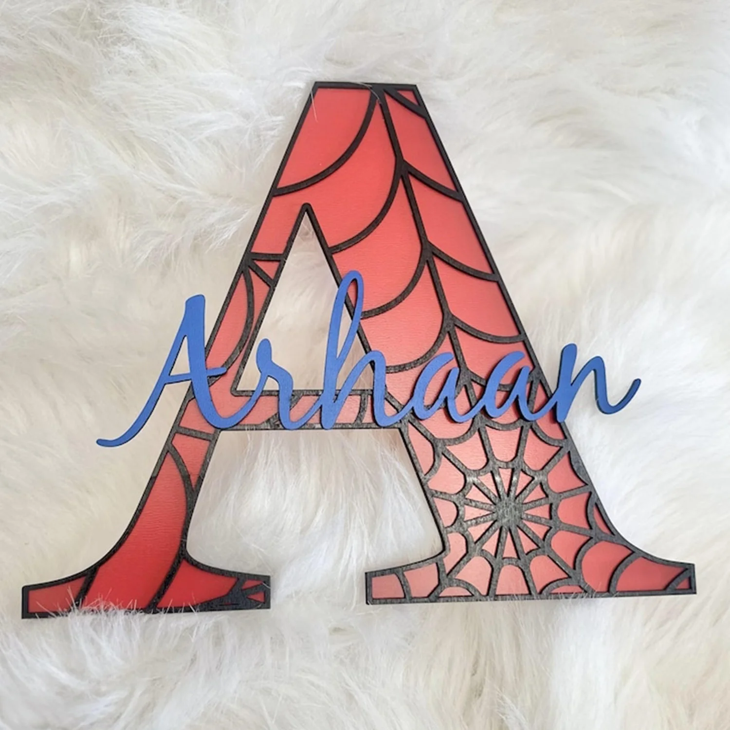 1pc Customized Double-layer Wooden Name Tag Decoration, Suitable for Home Decoration, Parties, Weddings, and Special Occasions