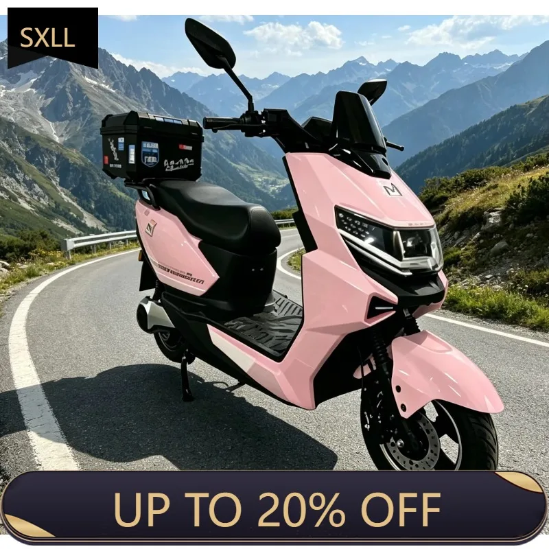 SXLL YT Mecha Style Electric Motorcycle 60V 72V 1000 to 2000W 60 to 70 km/h Commuter Scooter with Storage Box