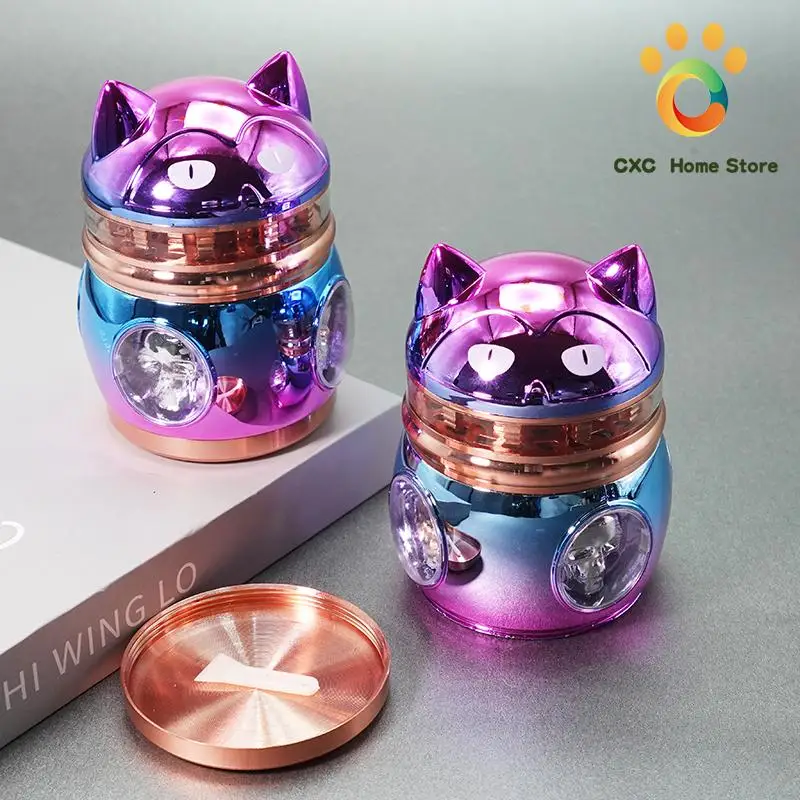 

2,8-дюймовая металлическая мельница для кошачьих трав, раствор для перца, соль, мельница для специй, мельница для табака, инструмент для курения, аксессуары для сигарет