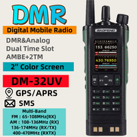 BAOFENG DM-32UV Walkie Talkie 8W GPS APRS Dual Time Slot Analoge Tier 1 & 2 Type-C Wireless Copy Frequency Ham Radio