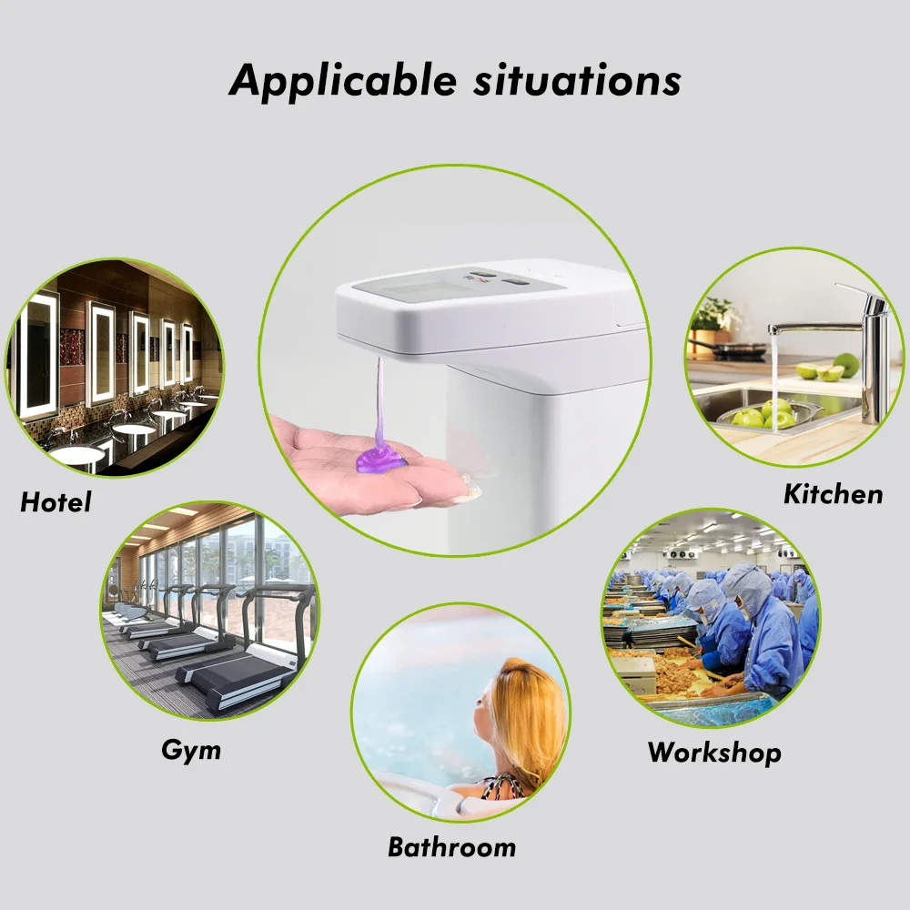 Custom Kitchen Accessories Touchless Commercial Motion Sensor Bathroom Automatic Hand Soap Liquid