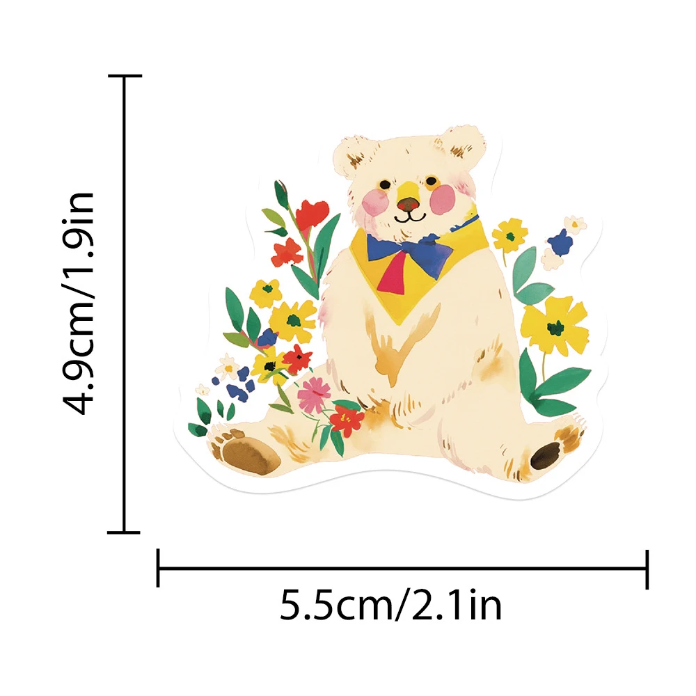 10/30/50 قطعة ملصقات فن البوب الملونة INS الشارات الجمالية مقاوم للماء الكتابة على الجدران سجل القصاصات سكيت لطيف لاصقة تزيين #5