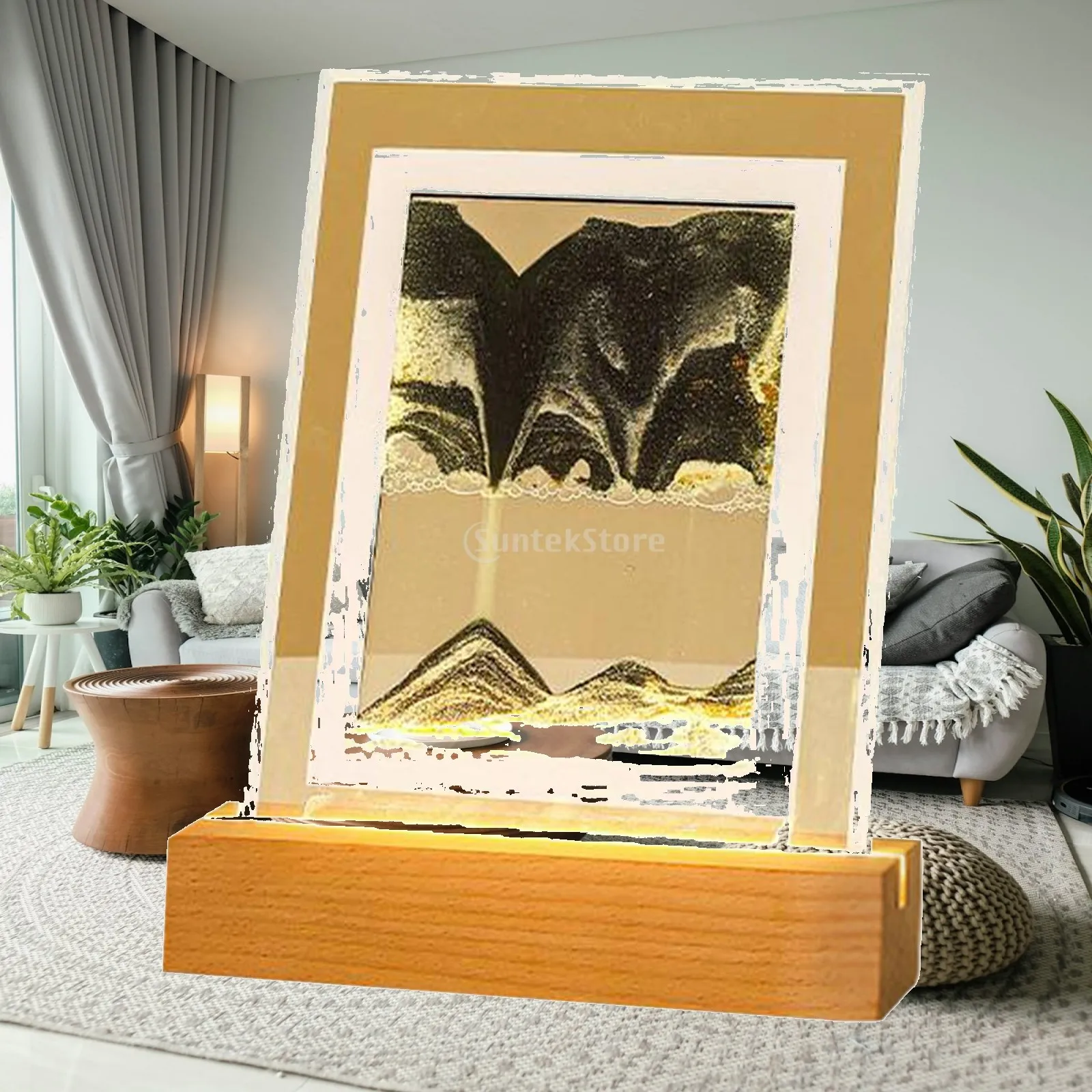 Beweegbare Beweegbare 3D Art Foto Nachtlampje Landschap Landschap Art Beweging Glas Frame - Aliexpress Deal
