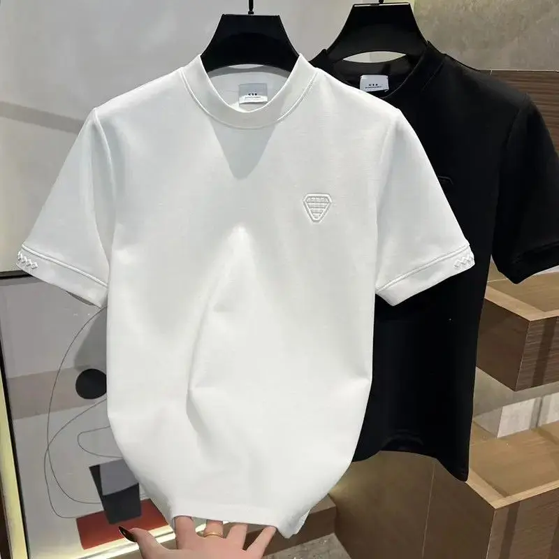 

Мужская базовая футболка Cleanfit с круглым вырезом и коротким рукавом, однотонная, модная, для весны, осени и зимы