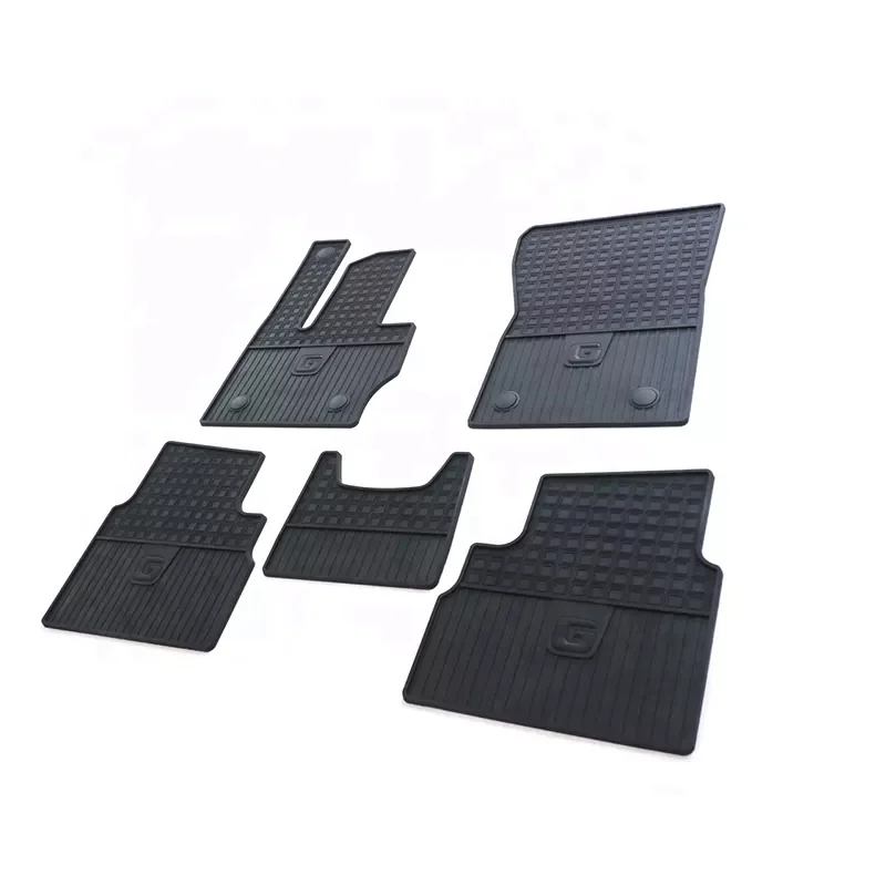 Hot sell new environmental material rubber 5pcs in one set car floor foot mat for Mercedes Benz G class W464 W463A