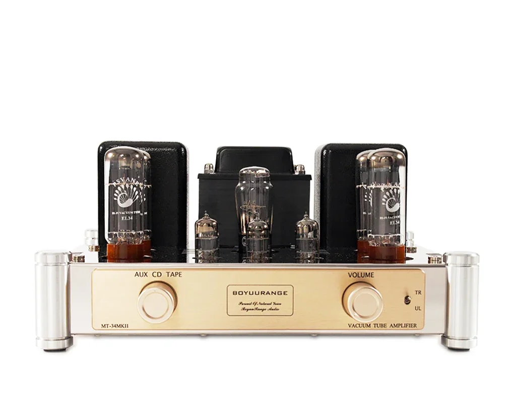 Reisong Boyuu MT-34 EL34 Push-Pull Tube Amplifier HIFI EXQUIS 6CA7 Lamp Amp MT34