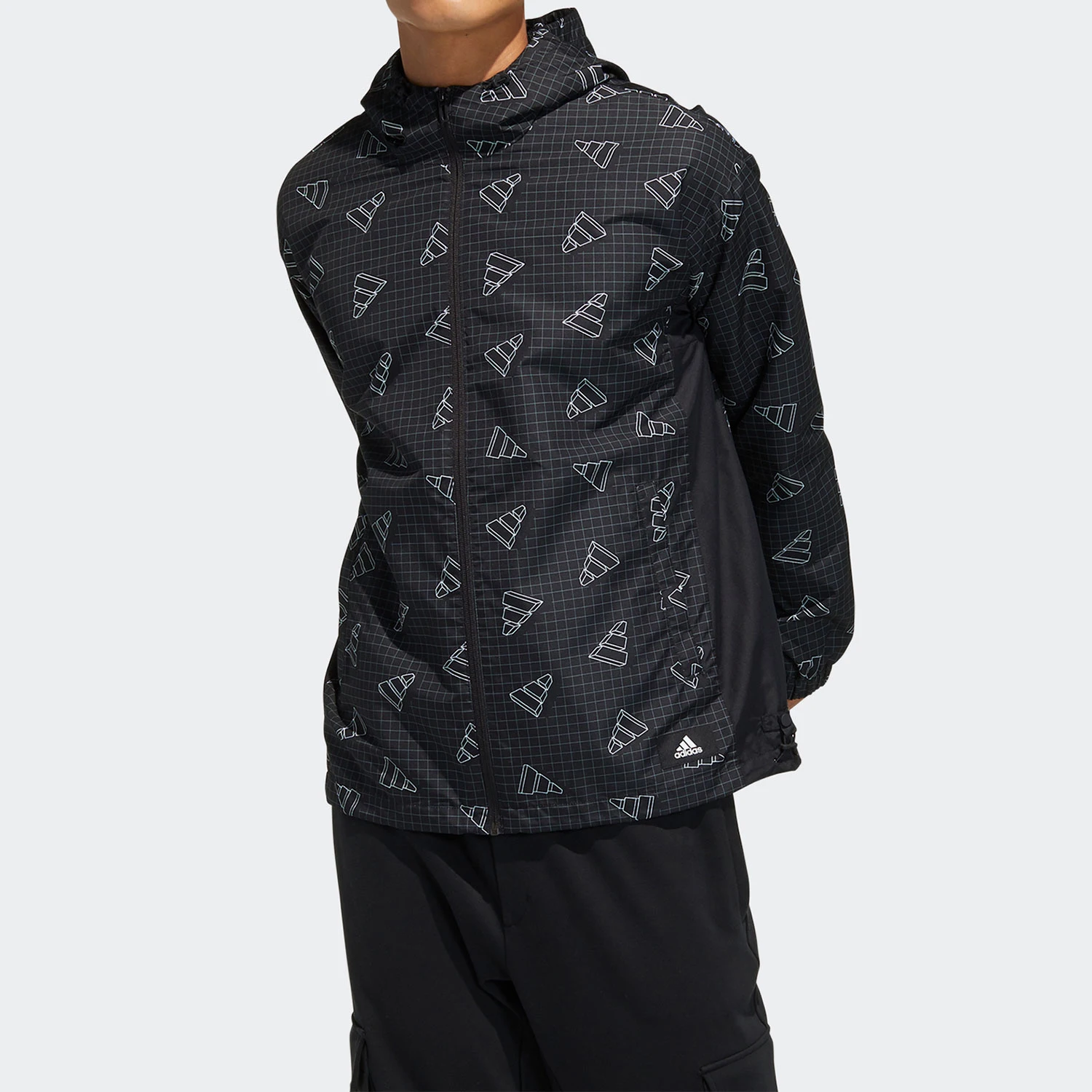

Adidas genuine Summer Men's Logo Printed Loose Sports Jacket GP1825