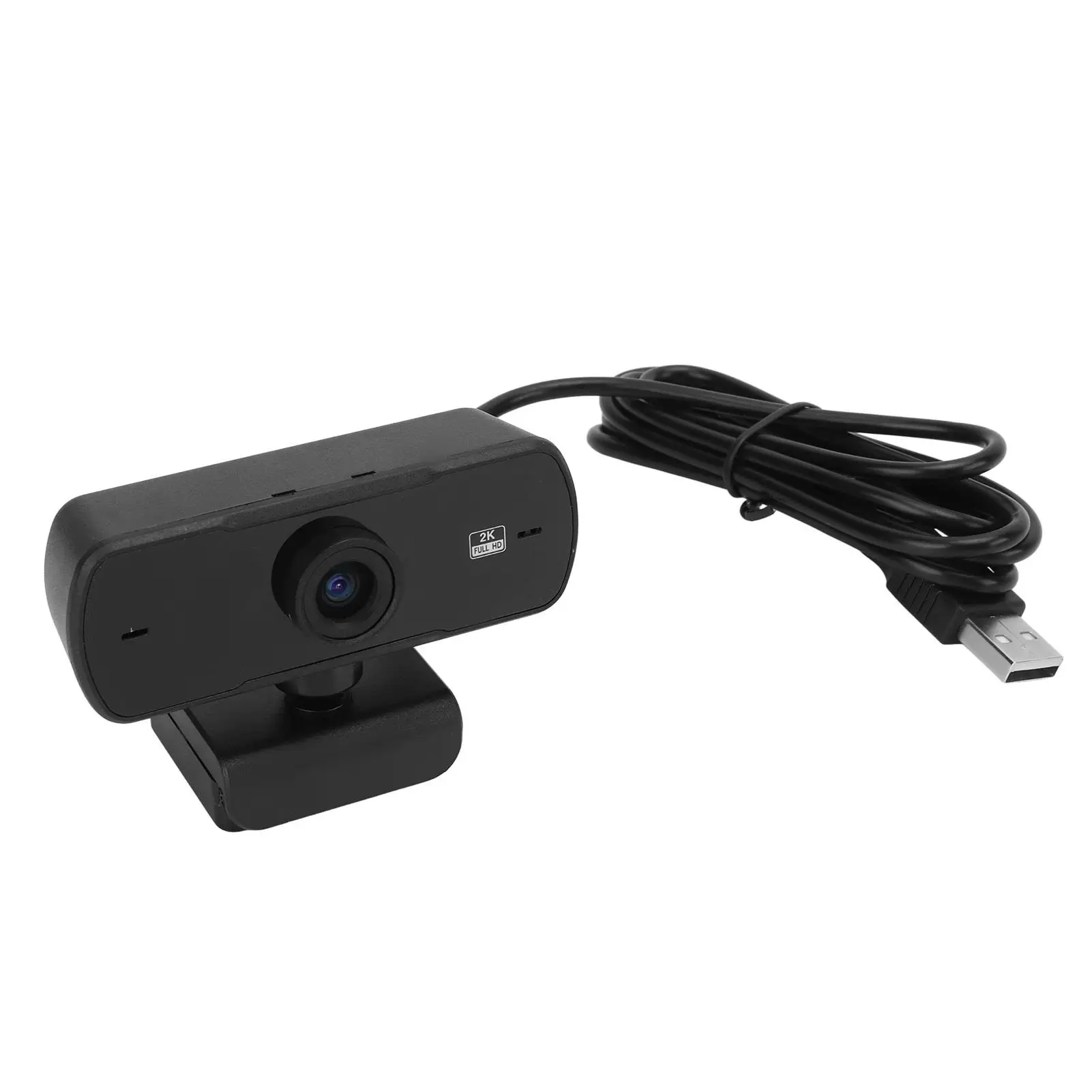 PC Webcam with Noise-Cancelling Mic & USB2.0 for Laptops & Desktops – High-Quality Video Streaming