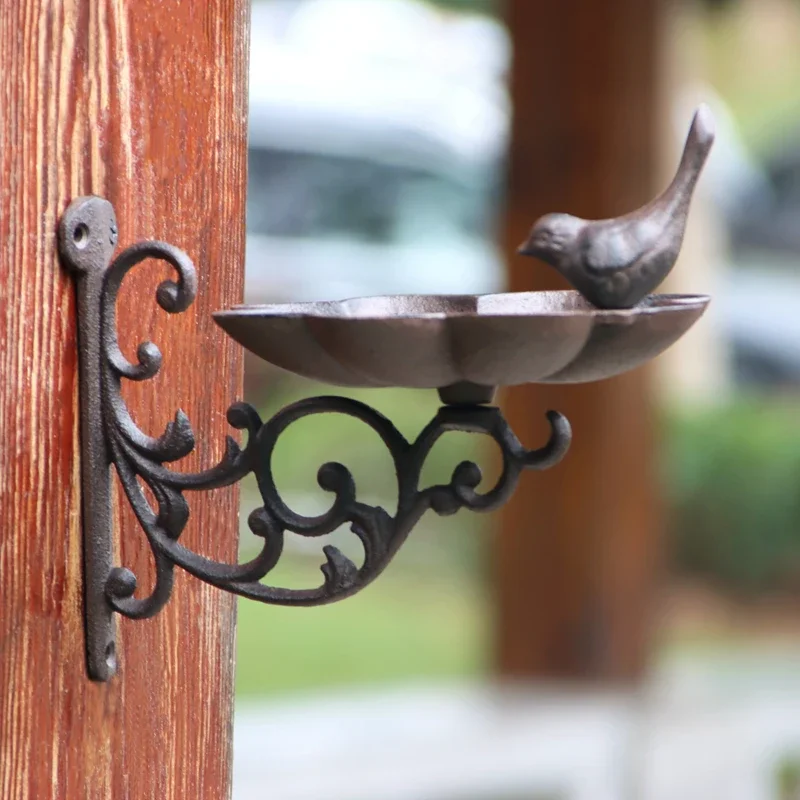 Bird Vintage Cast Iron Crafts Iron Hanging Blue Wall Hangers Decorative Tray Storage Tray