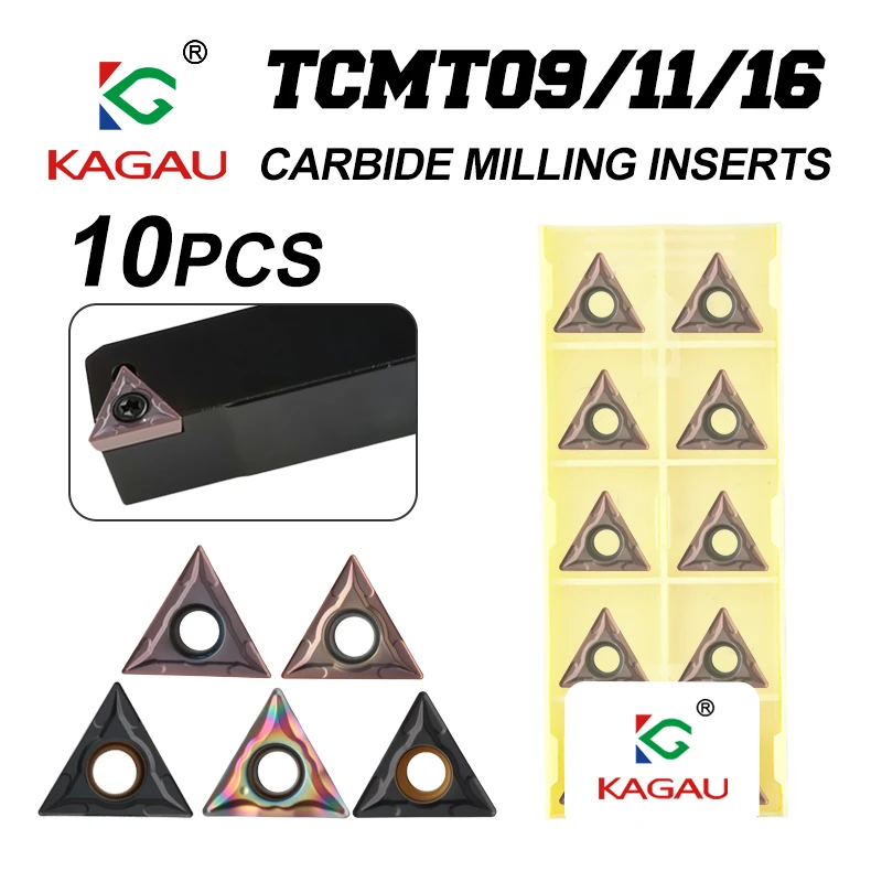 

10 шт. твердосплавных пластины TCMT110204 TCMT090204 TCMT16T304 для токарной обработки и резки TCMT 110204 16T304 090204