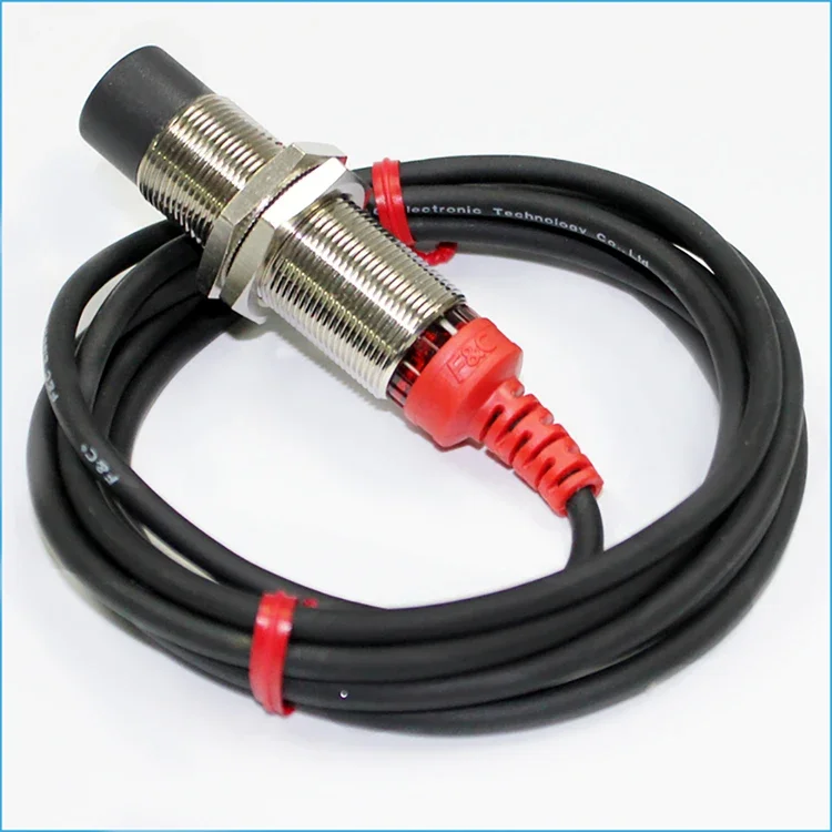 

F3L-12KS04-N M12 inductive proximity sensor, Sensing range 4mm, DC12~24V, 360degree LED, 2M flexible cable