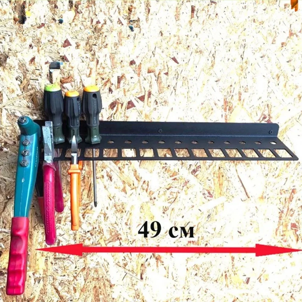 

For Pliers For Wrenches Pliers Storage Wall Mount Tool Rack For Garage Storage Compact Design Easy Installation