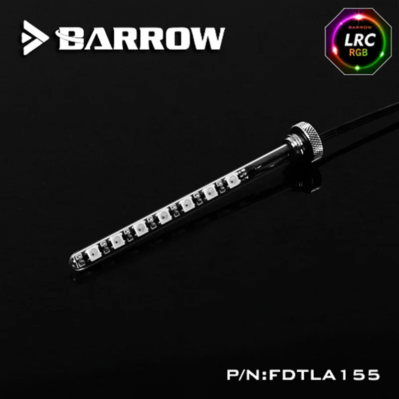 Резервуар для воды Barrow FDTLA V2 RGB Aurora со светодиодсветодиодный подсветкой и разнообразными длинными кварцевыми элементами из матового стекла