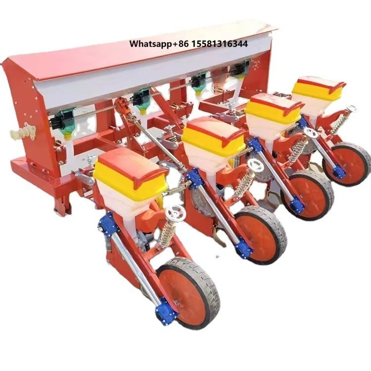 Sunflower Suspension Seeder Six Row Suspended Corn Precision Seeder Planting and Fertilizing Machinery
