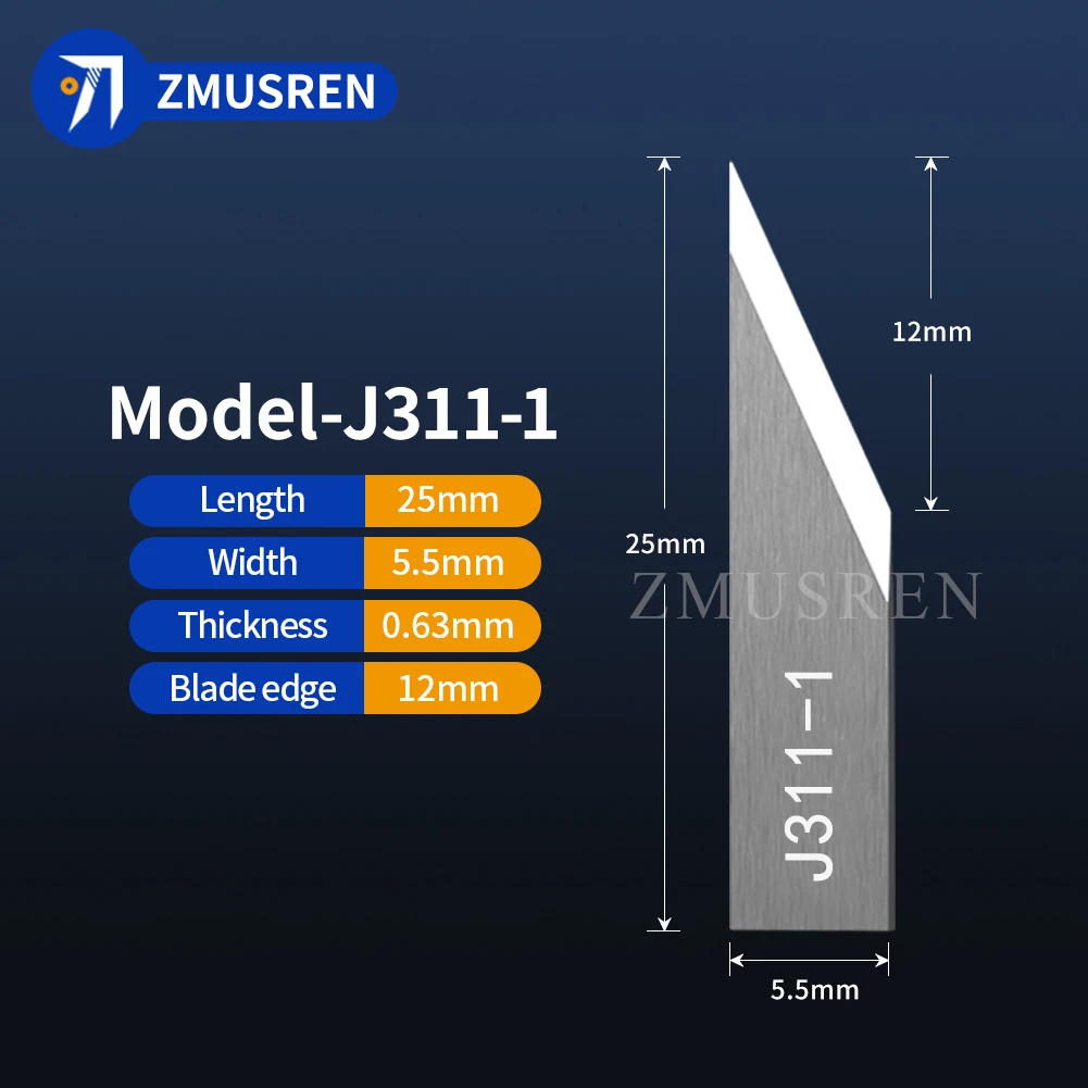 10PCS JWEI Tungsten Carbide Blade J311-1 J341 J603 J306-T J308 Composite Material Oscillating Knife Blade for Jingwei Cutter