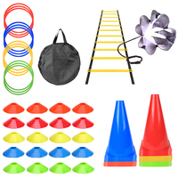 Outdoor Speed Agility Training Kit Football Training Kit Agility Ladder Logo Discs Resistance Umbrella Logo Bucket Jumping Hoop