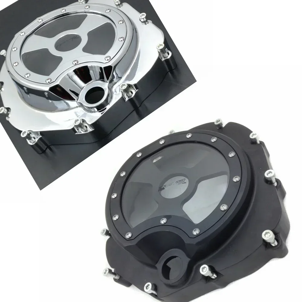 Motorcycle Right See Through Engine Clutch Cover for Kawasaki 2006-2022 ZX14R/ZZR1400