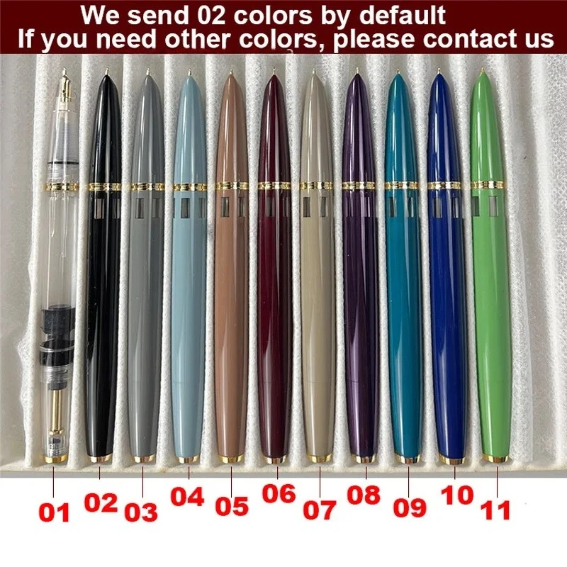 Wingsung 601 Twelve Zodiac Signs Gold Clip Piston 14k Gold Nib Fountain Pen S925 Sterling Silver Pen Cap Limited Writing Gift