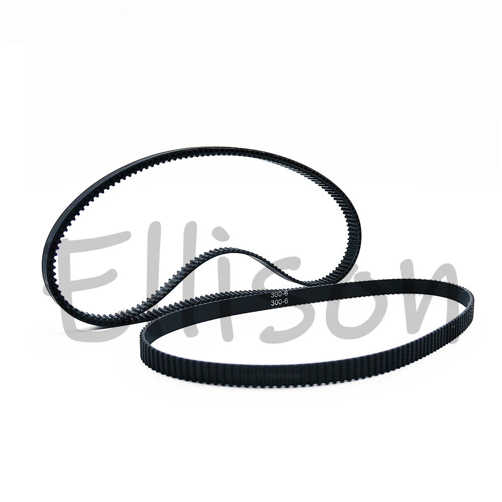 2gt 2mgt Rubber Gesloten-Loop Synchrone Riem, Bandbreedte 6Mm, Omtrek 1600/1610/2000/2220/2270/2500/3000/3230/3600Mm