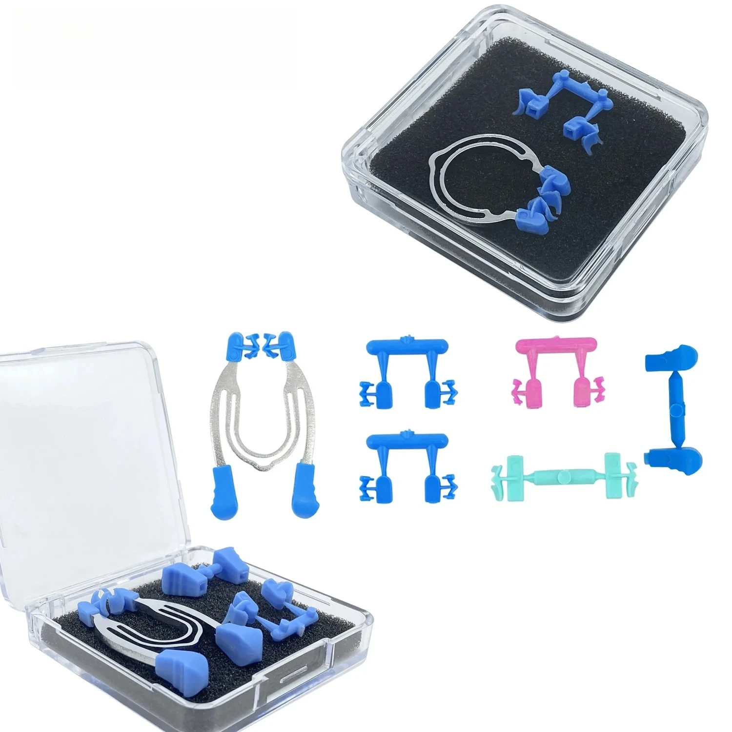1Box Dental Sectional Contoured Matrix Clip Matrices Clamps Rings Forming Sheet Metal Spring Dentistry Lab Instrument Tool