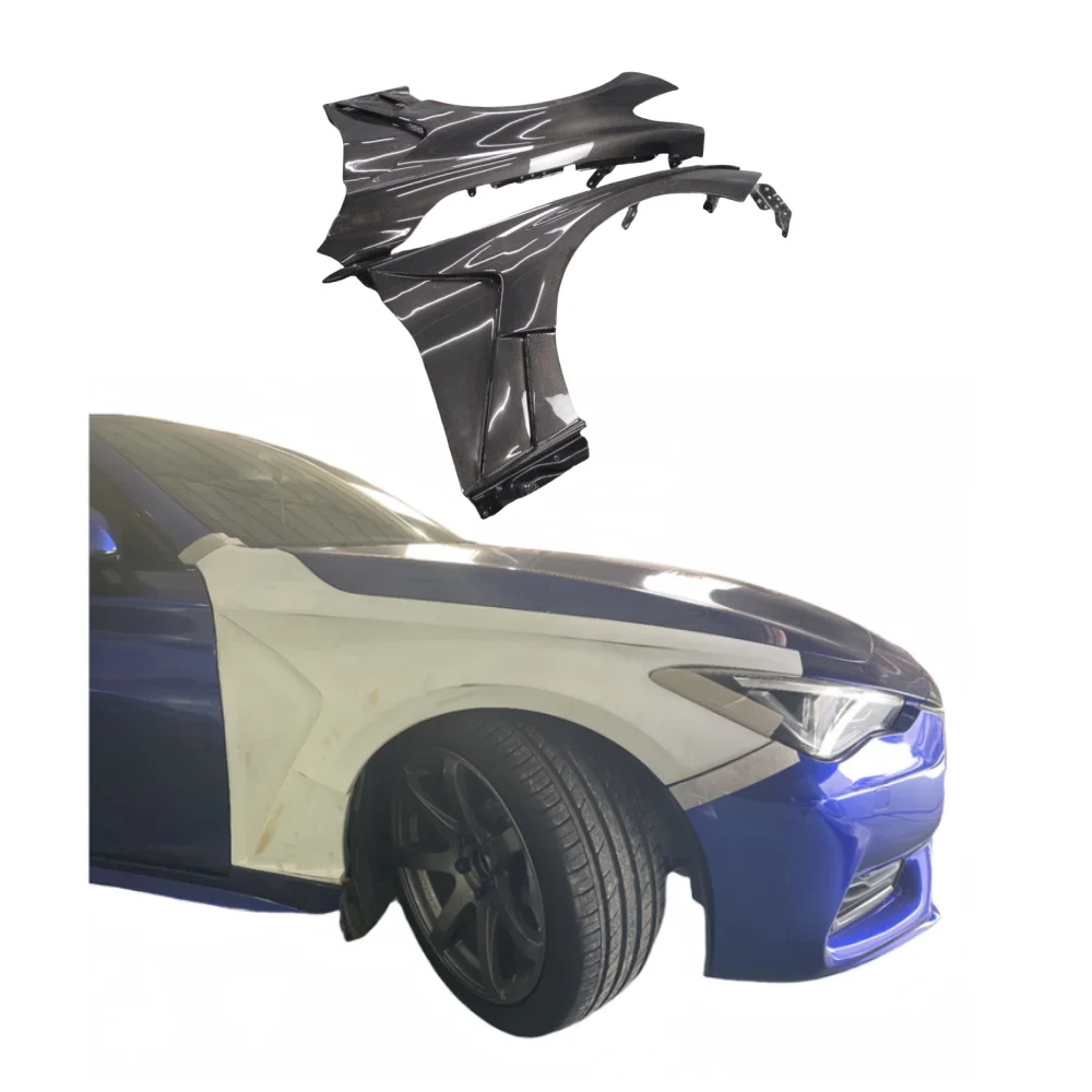 

Высококачественное сменное крыло из углеродного волокна для Infiniti Q60, обновленная конструкция открытого бампера